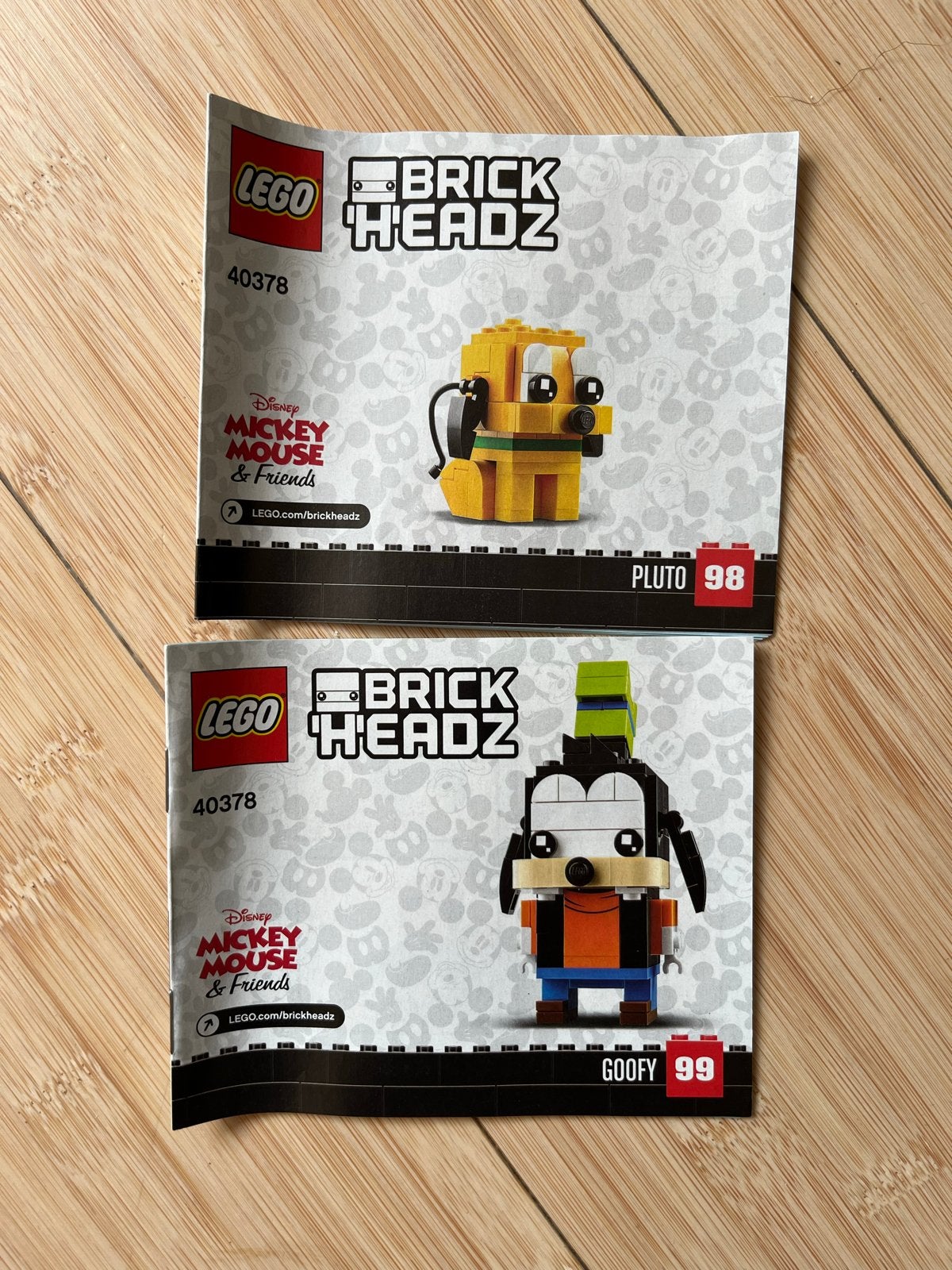 LEGO BrickHeadz 40378 Goofy & Pluto Disney Mickey Mouse, Kinderen en Baby's, Speelgoed | Duplo en Lego, Ophalen, Zo goed als nieuw