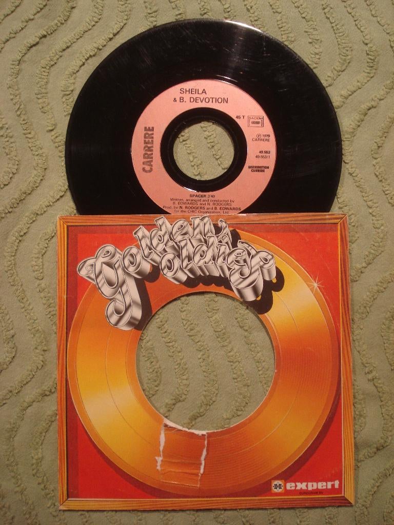 Sheila & B Devotion 7" Vinyl Single: ‘Spacer’ (Frankrijk), Ophalen of Verzenden, Gebruikt, Pop