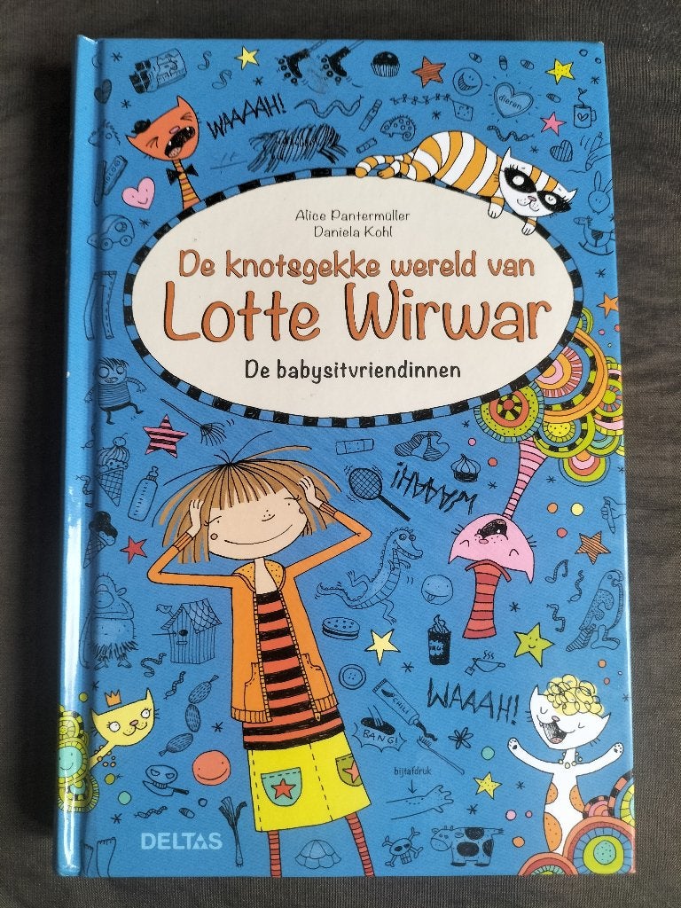 Knotsgekke wereld van Lotte Wirwar - De babysitvriendinnen, Ophalen of Verzenden, Zo goed als nieuw, Alice Pantermüller, Fictie algemeen