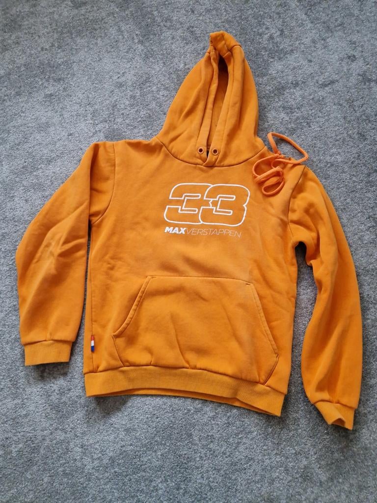 Max Verstappen Hoody Maat 152 - Oranje Formule 1 Sweater, Gebruikt, Trui of Vest, Ophalen of Verzenden, Jongen