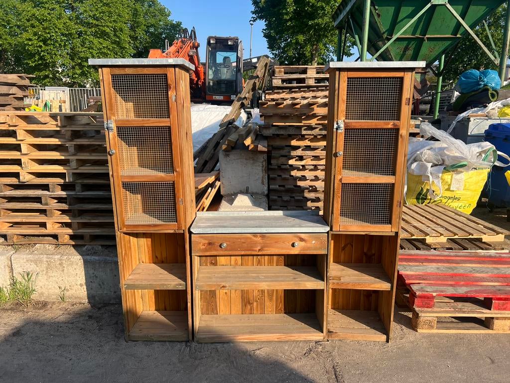 Tuinkast -dressoir, Ophalen, Gebruikt, Hout, Overige typen