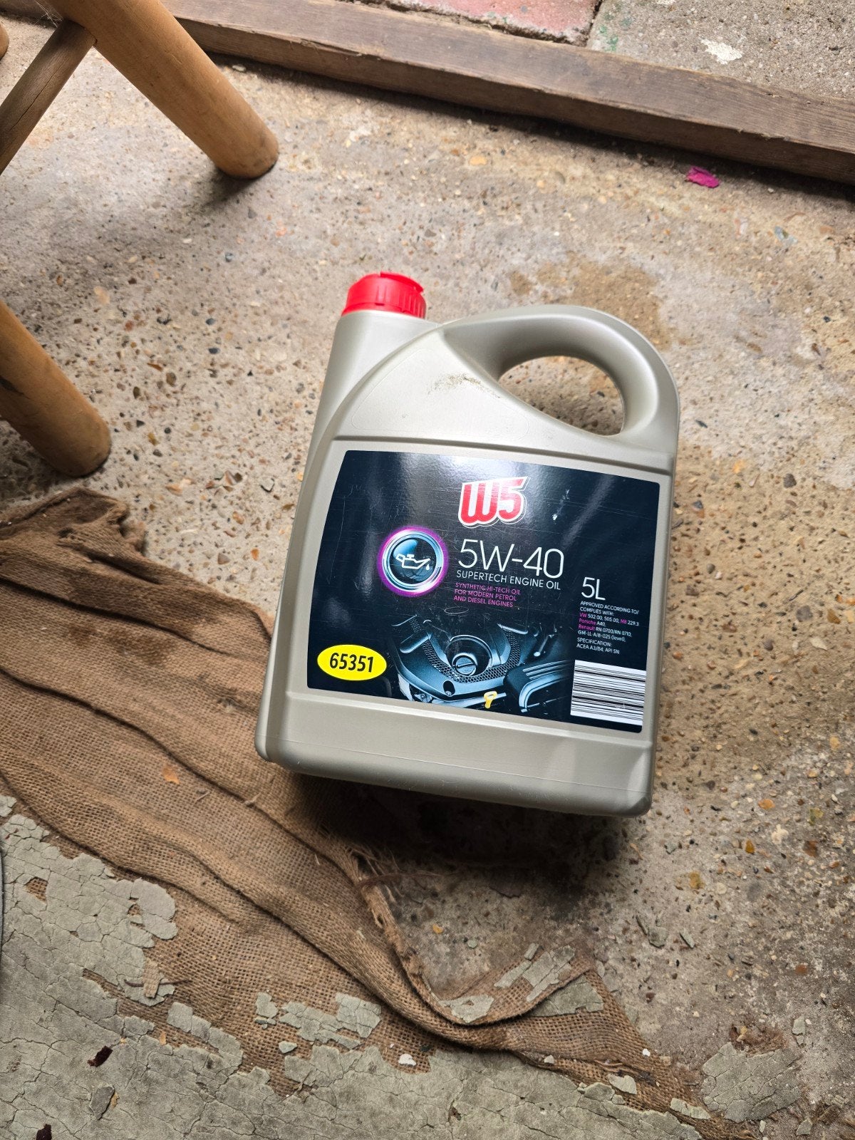 5L Motorolie 5W-40 & 2x Ruitenwissers 60 cm, Ophalen, Nieuw