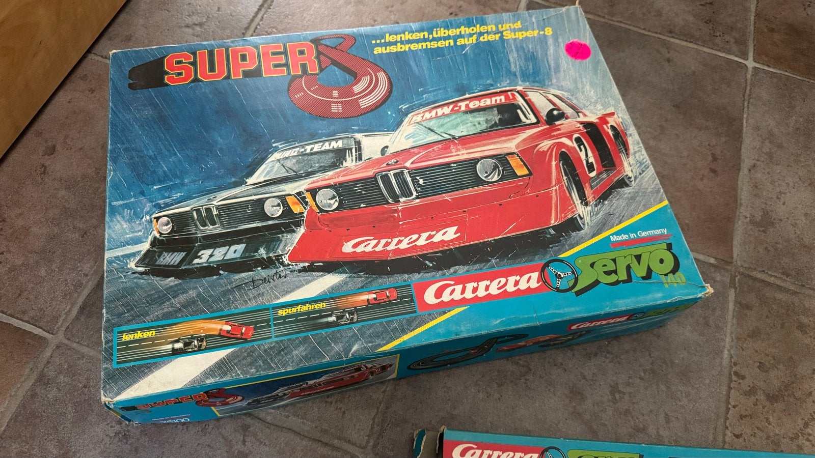 Carrera Servo 140 Racebaan met BMW Team Auto's, Carrera, Ophalen of Verzenden, Elektrisch, Racebaan