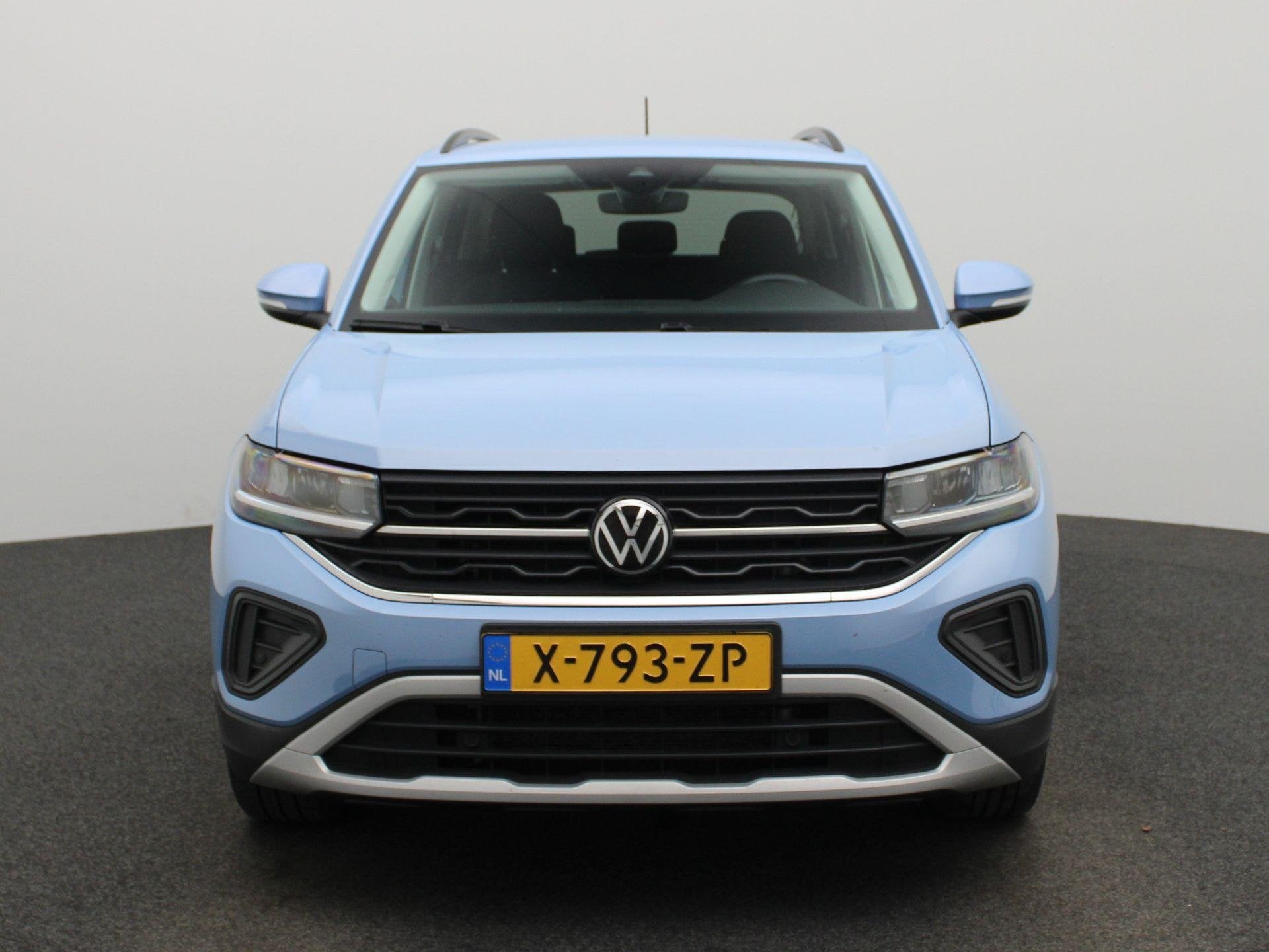 Volkswagen T-Cross 1.0 TSI Life Edition 110 PK | EM | Automa, Auto's, Volkswagen, 12 maanden, Blauw, 116 pk, Bedrijf