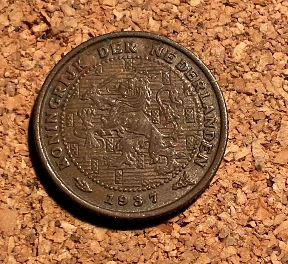 Munt - Nederland ½ cent 1937., Ophalen of Verzenden, Koningin Wilhelmina, Overige waardes, Losse munt