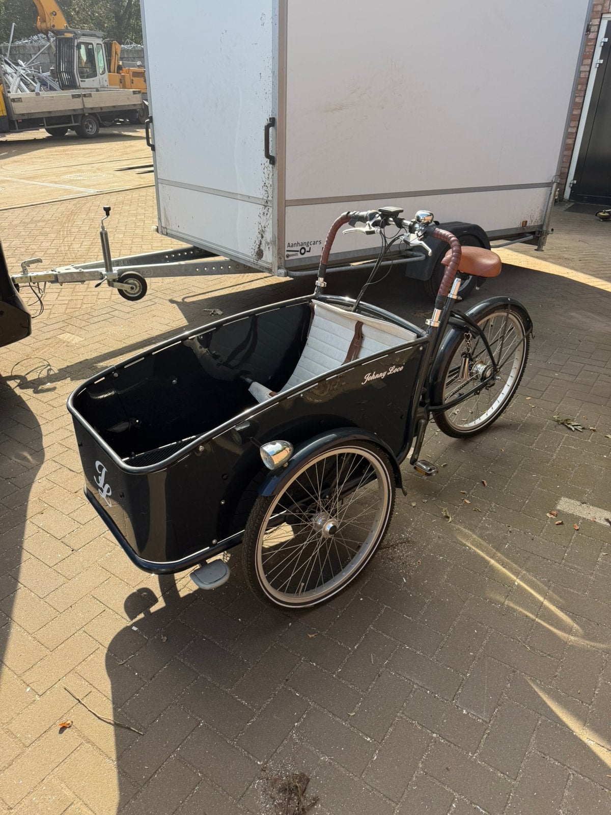 Te koop johnny loco bakfiets elektrisch, Fietsen en Brommers, Ophalen, Gebruikt, Elektrisch, 2 kinderen