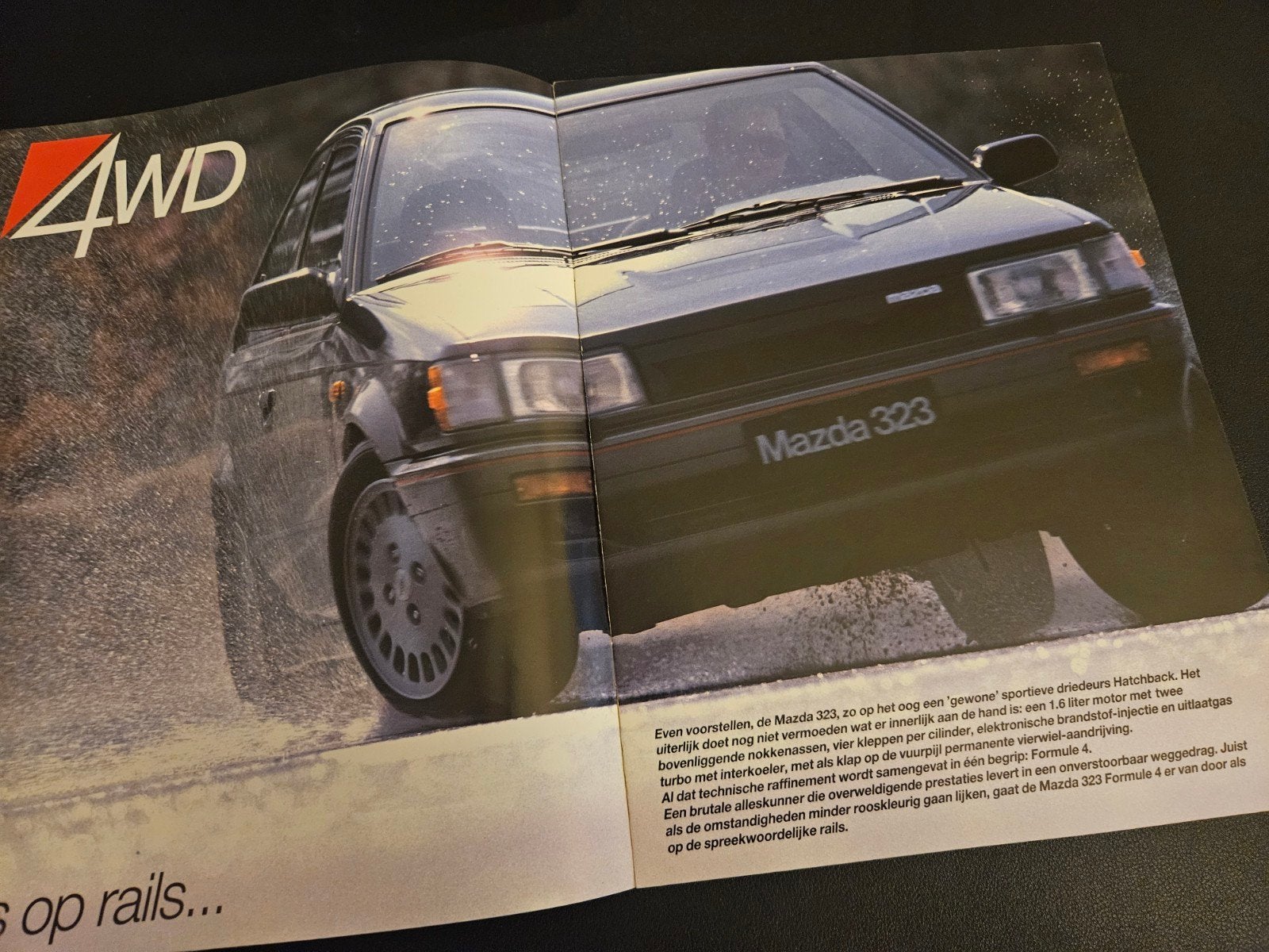 Brochure Mazda 323 Formule 4 1987, Boeken, Auto's | Folders en Tijdschriften, Ophalen of Verzenden, Zo goed als nieuw, Mazda
