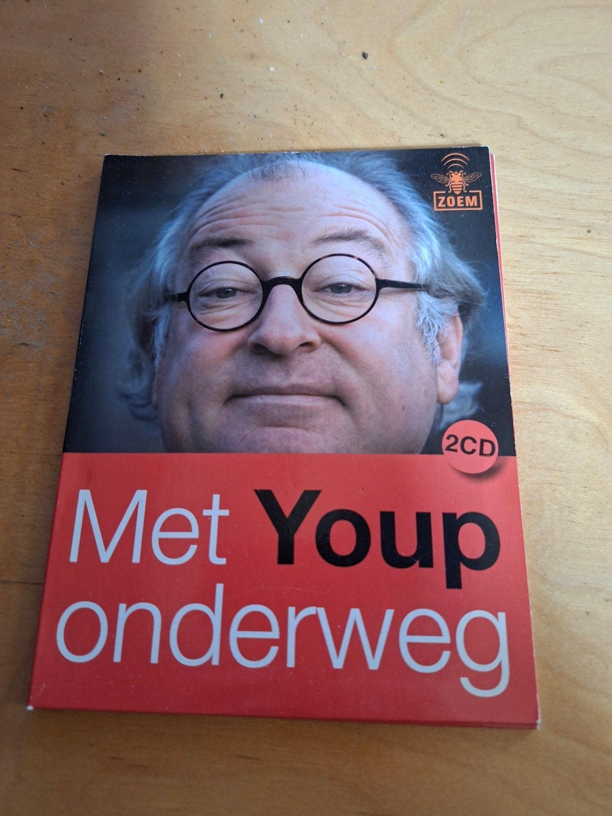 Met Youp onderweg - 2 CD luisterboek van Youp van 't Hek, Ophalen of Verzenden, Gebruikt, Overige typen, Inclusief boekje