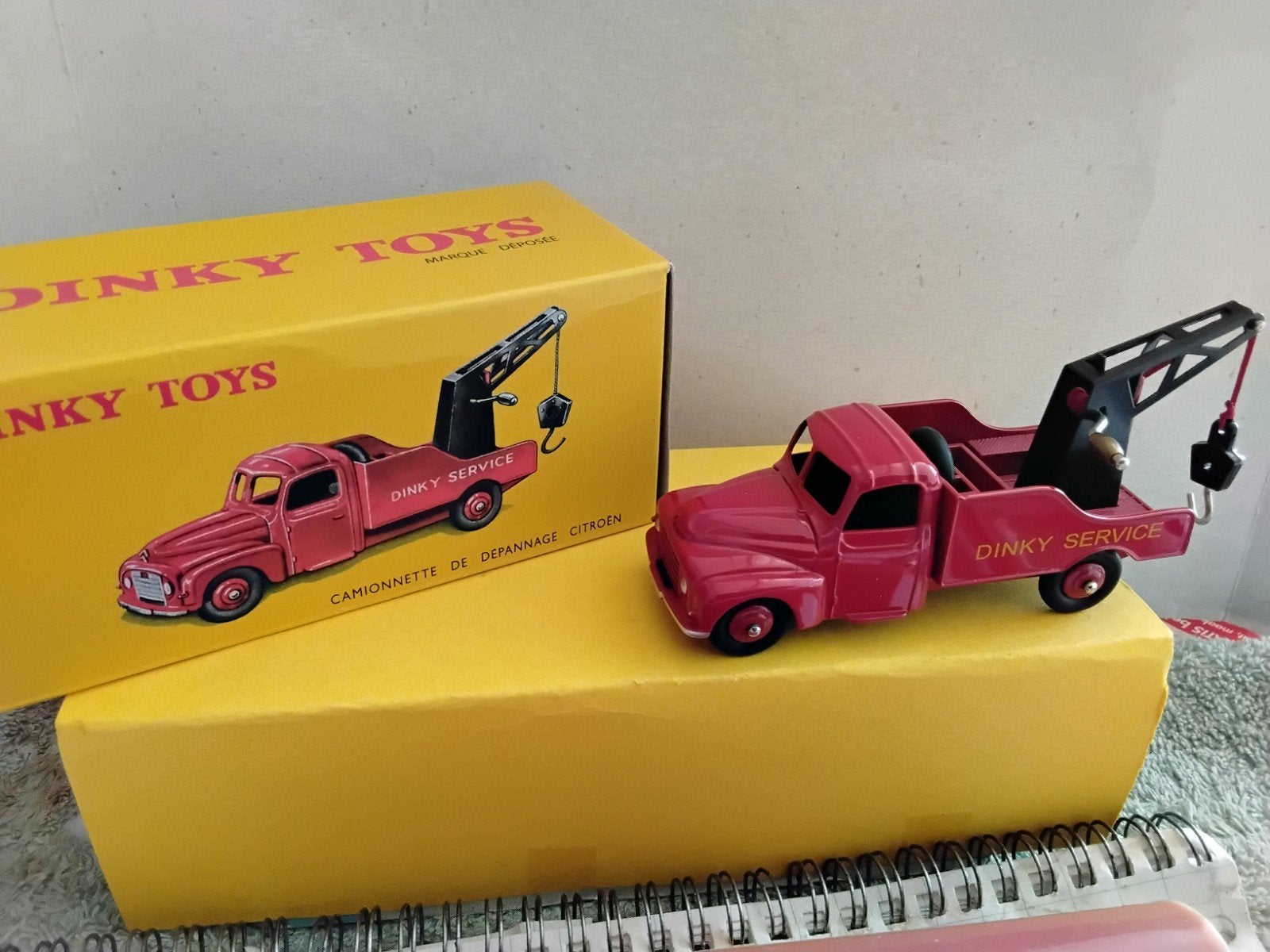 DINKY TOYS ATLAS CAMIONNETTE DE DËPANNAGE CITROËN NO 35 A, Ophalen of Verzenden, Zo goed als nieuw, Bus of Vrachtwagen, Dinky Toys