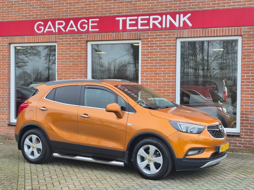Opel Mokka X 1.4 Turbo Innovation 140PK 5drs clima, cruise,, Auto's, Opel, Gebruikt, Euro 6, Leder en Stof, Origineel Nederlands