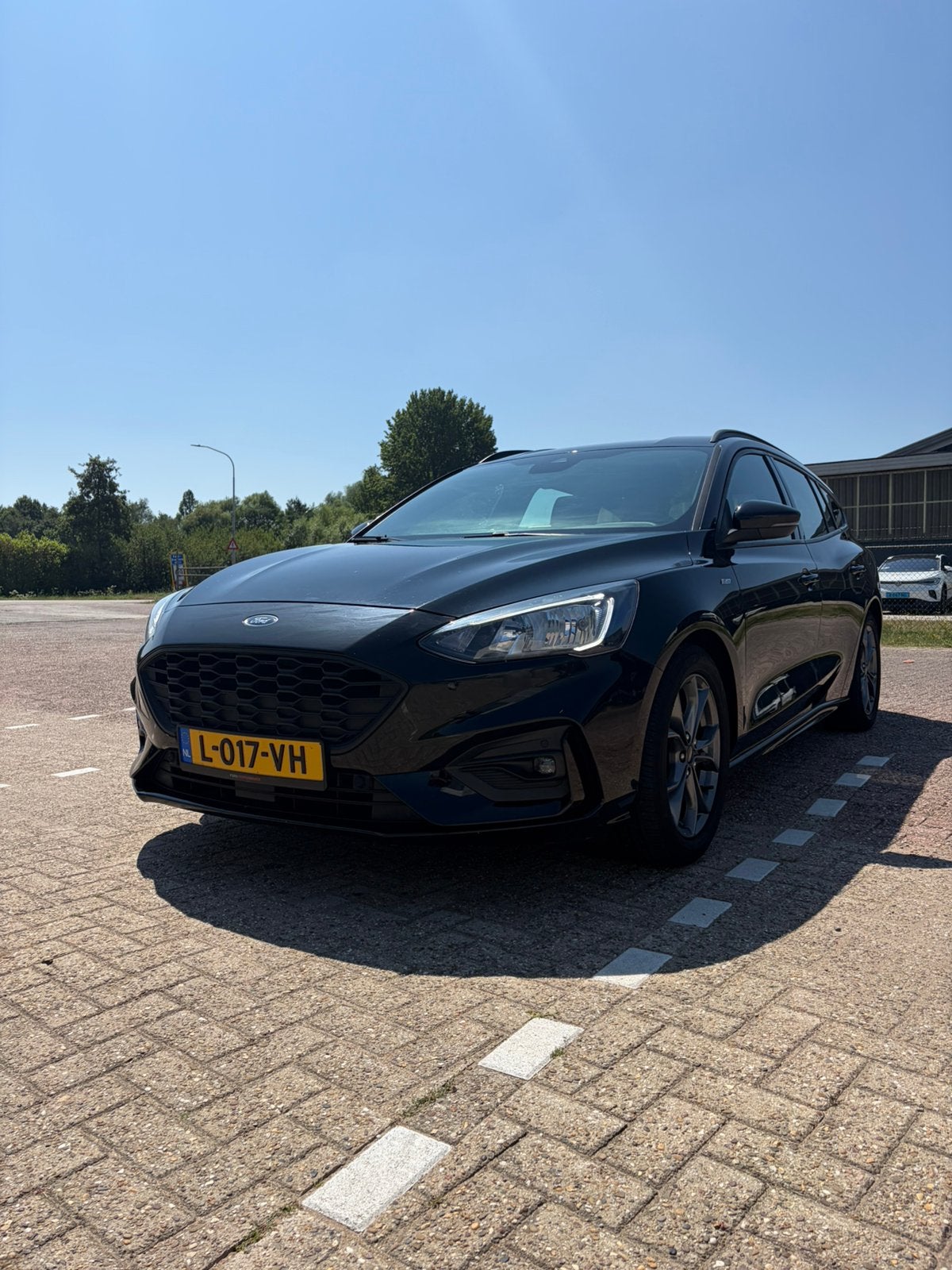 Ford Focus 1.0 Ecoboost 125pk 2019 Zwart ST-line, Auto's, 1283 kg, Zwart, Stationwagon, Particulier