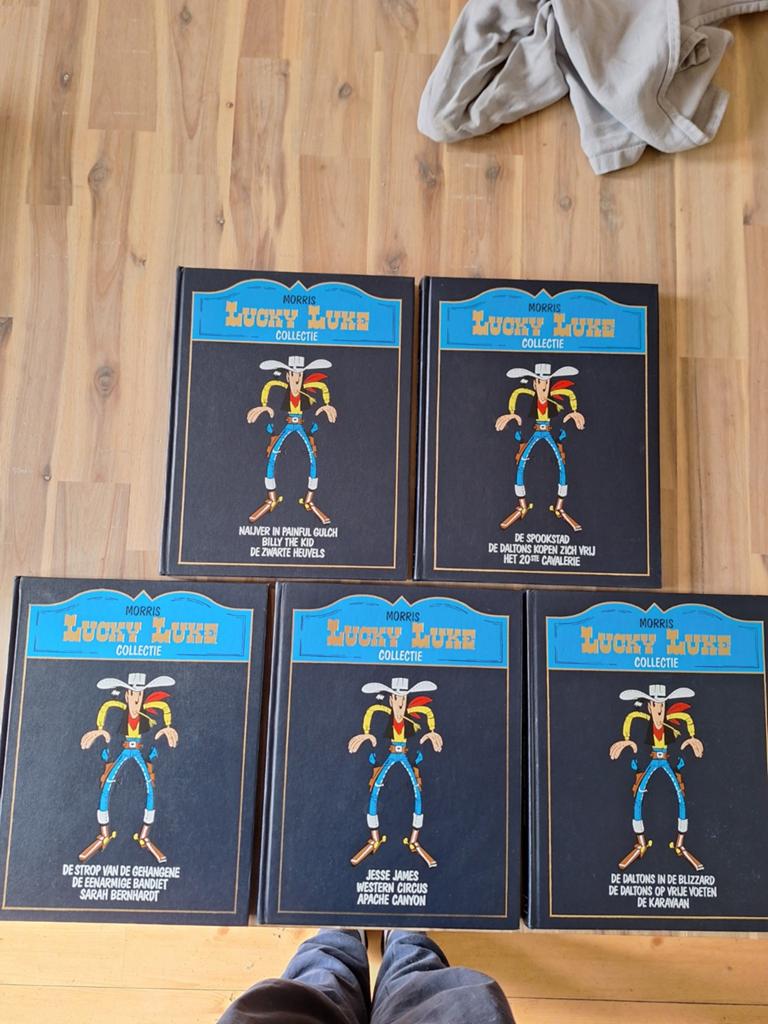 Lucky luke, Boeken, Stripboeken, Meerdere stripboeken, Ophalen, Gelezen