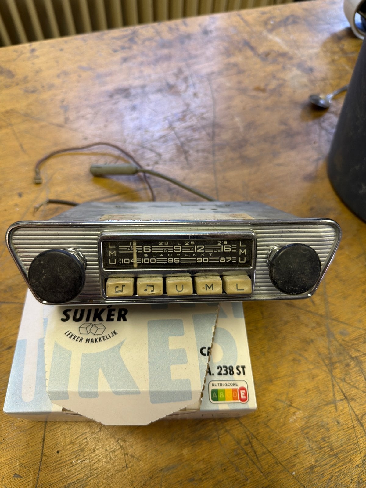 Blaupunkt  Oldtimer volkswagen type3 - Vintage Auto Radio, Auto diversen, Autoradio's, B, Ophalen of Verzenden, @, Gebruikt