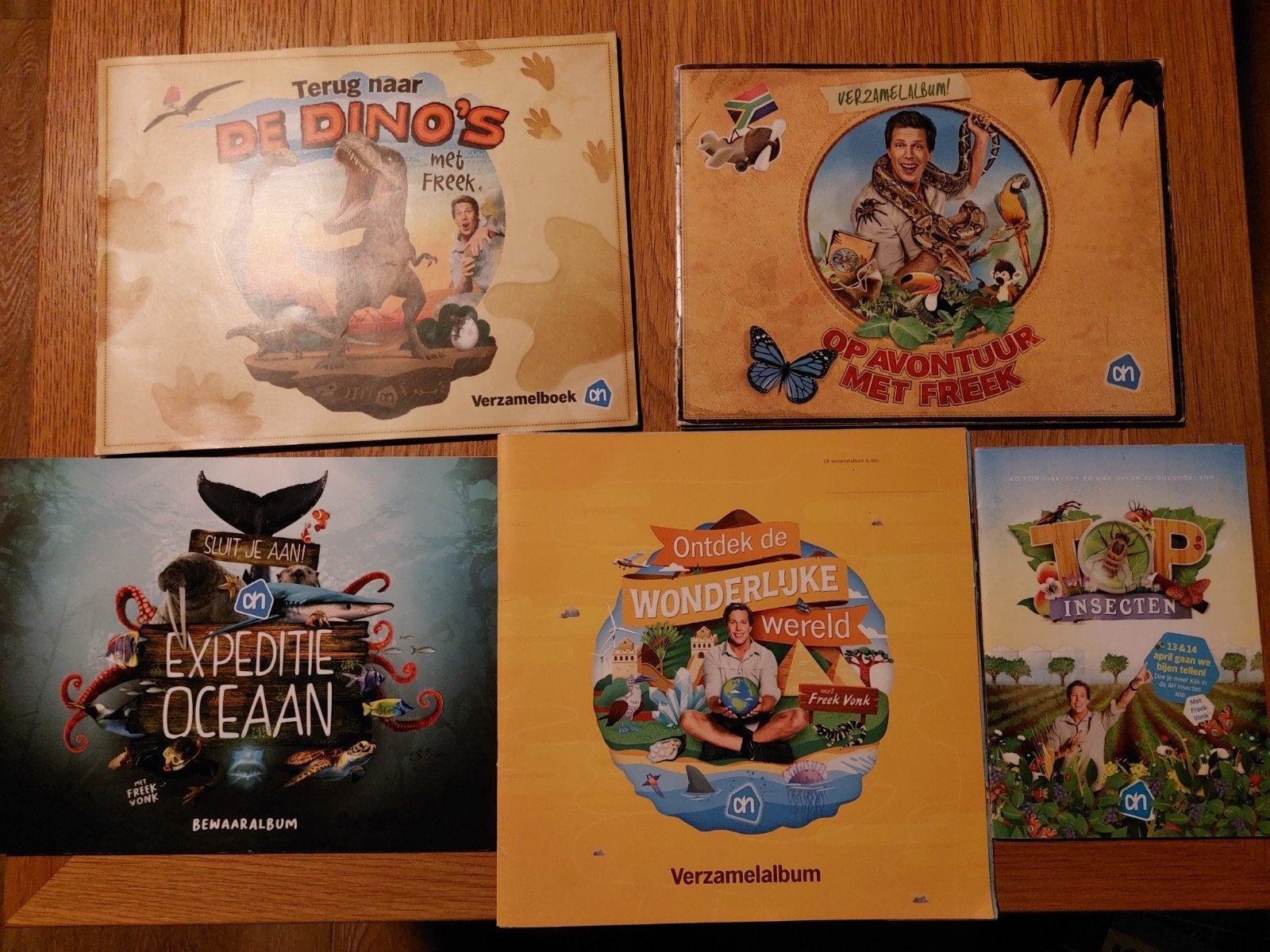 Verzamelalbums Freek Vonk acties AH, Albert Heijn, Ophalen of Verzenden