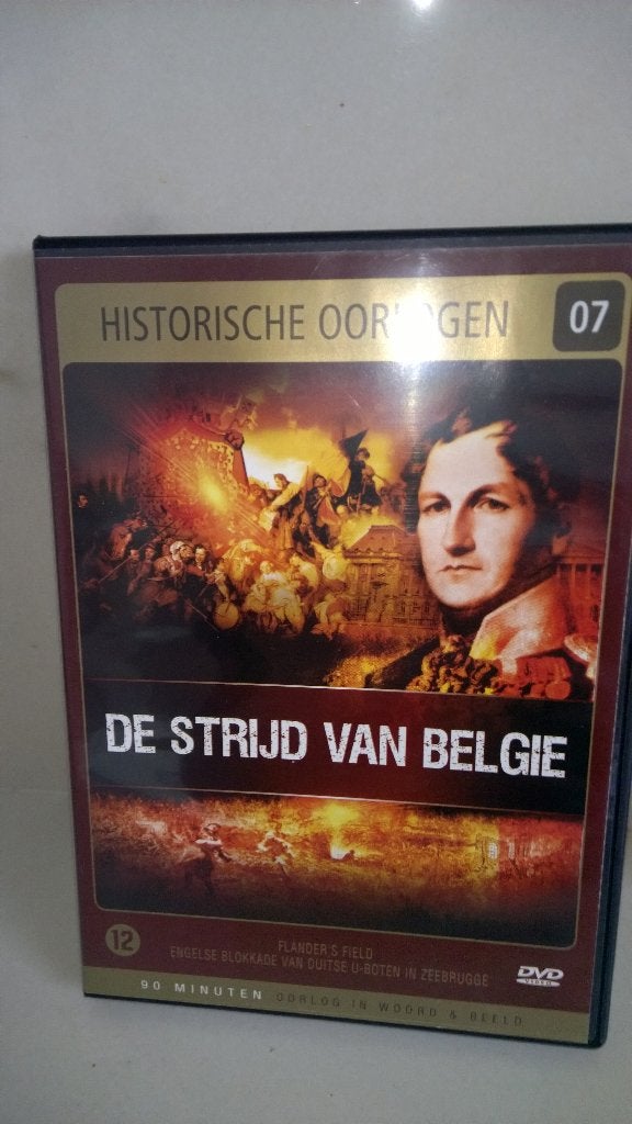 DVD : De strijd van Belgie- historisch oorlogen, Cd's en Dvd's, Alle leeftijden, Ophalen of Verzenden, Zo goed als nieuw, Oorlog of Misdaad