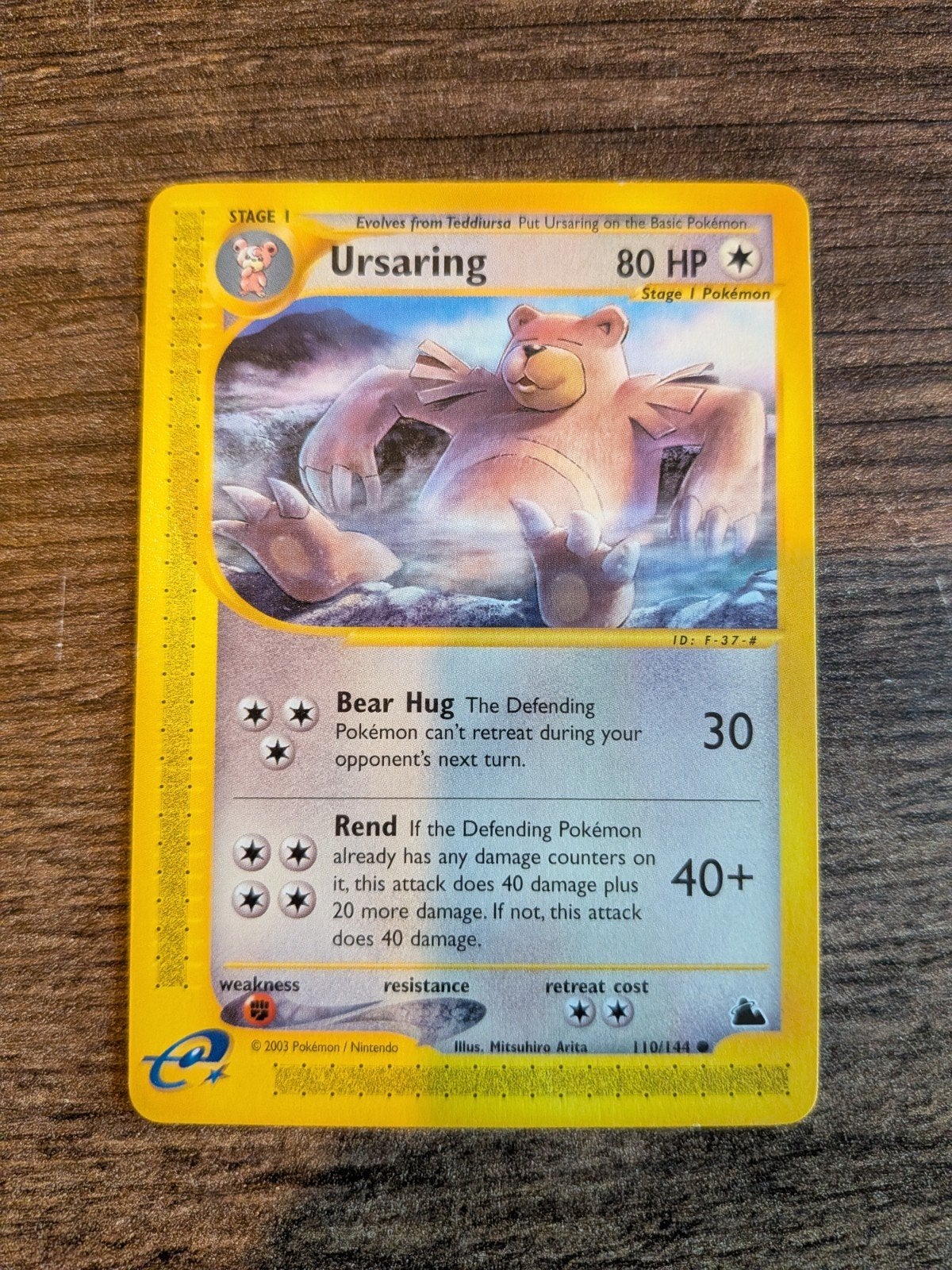 Ursaring Skyridge Pokémon Kaart 110/144 (EN), Ophalen of Verzenden