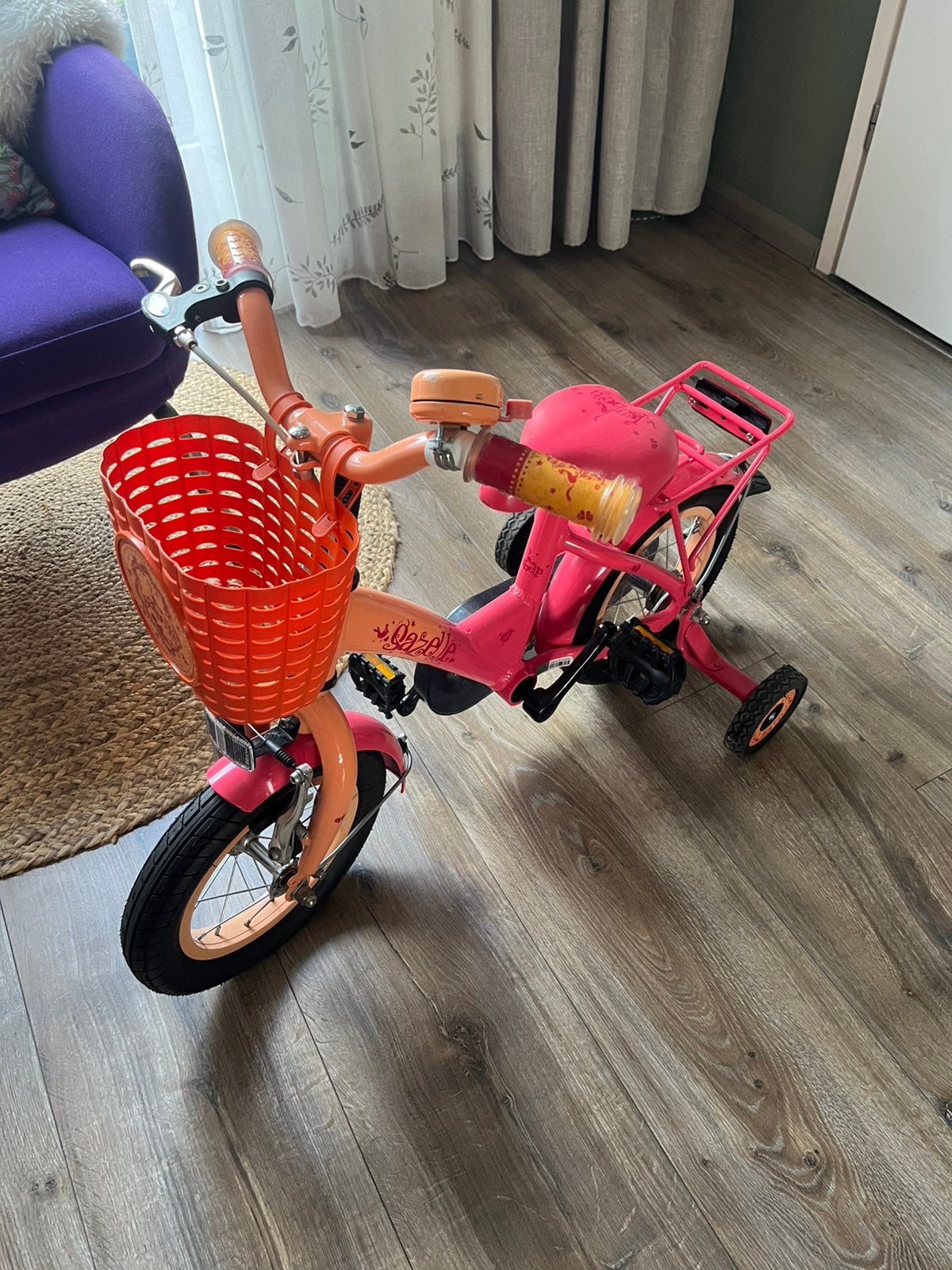 Meisjes fiets gazelle isabella 12 inch, Fietsen en Brommers, Ophalen, Zo goed als nieuw, 14 inch of minder