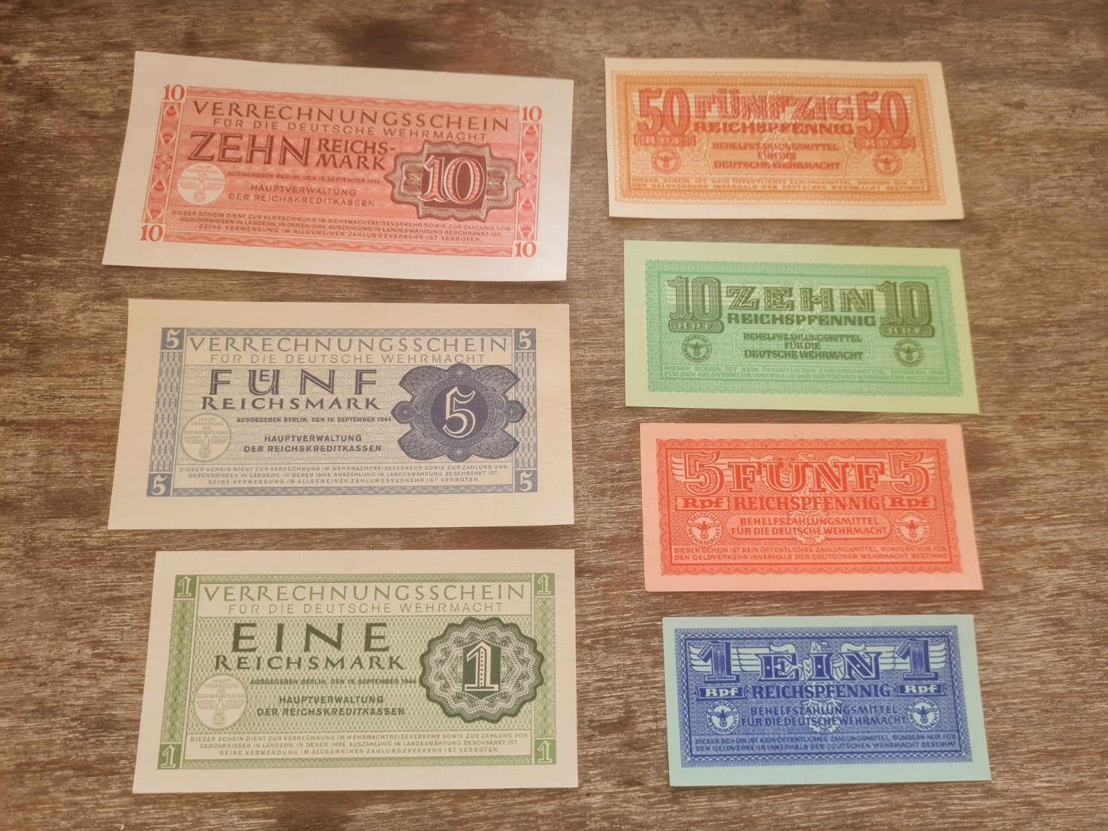 Set biljetten Duitse Wehrmacht Tweede Wereldoorlog, Ophalen of Verzenden, Duitsland