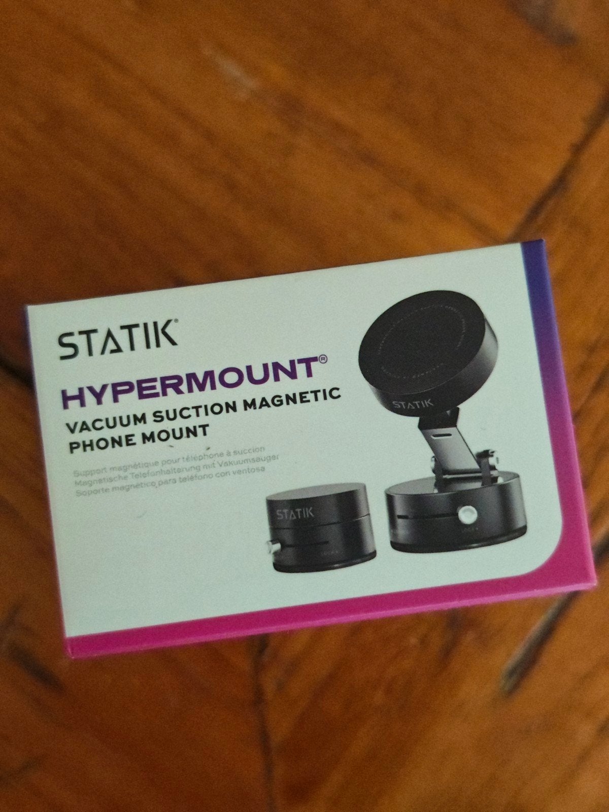 Statik HyperMount Vacuüm Zuignap Magnetische Telefoonhouder, Ophalen of Verzenden, Nieuw, Auto