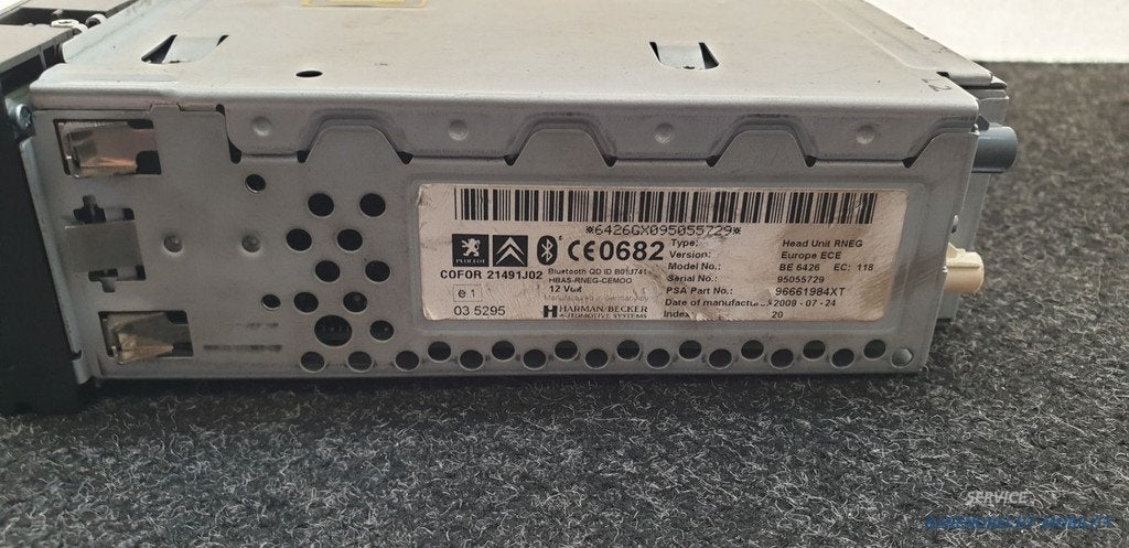 Rneg Radio CD speler met bluetooth en navigatie 96661984XT C, Taurusavenue 1
2132 LS  Hoofddorp, NL, Gebruikt, Stellantis N.V.