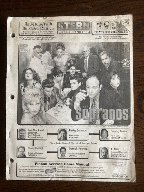 STERN THE SOPRANOS MANUAL MET SUPPL. DU MANUEL FRANCAIS, Verzamelen, Gebruikt, Stern, Onderdeel of Defecte kast, Ophalen of Verzenden