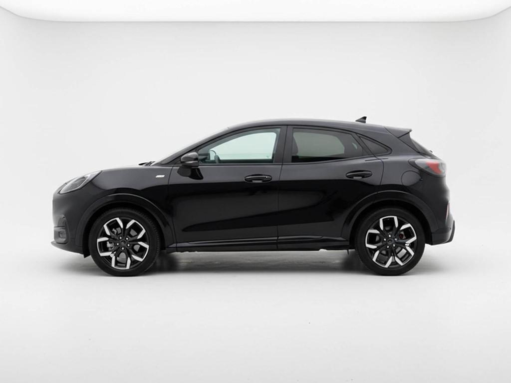 Ford Puma 1.0 EcoBoost 125pk Hybrid ST-Line X | Half leder |, Voorwielaandrijving, 125 pk, Leder en Stof, Zwart