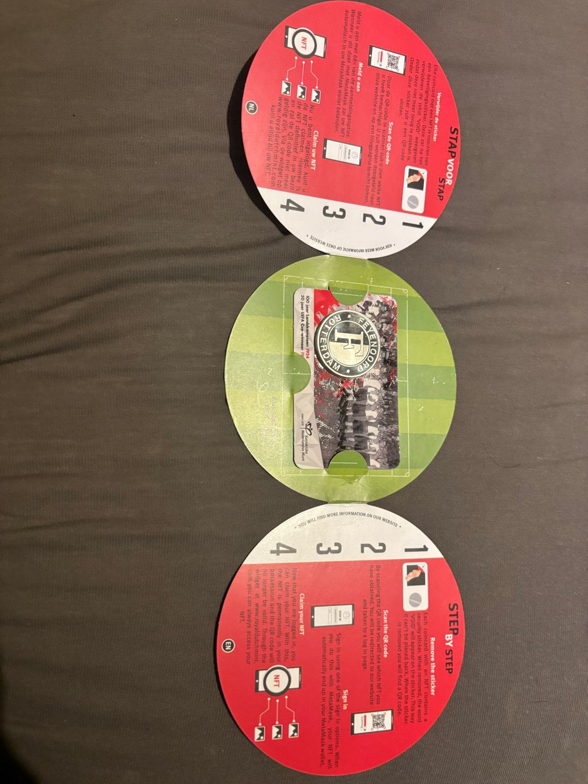 Feyenoord NFT Sticker - Nieuw europese munt, Ophalen, Nieuw, Feyenoord, Poster, Plaatje of Sticker