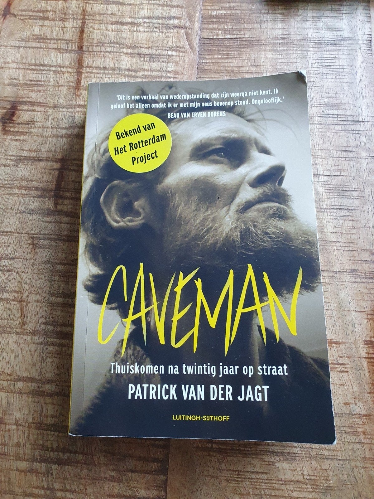 Caveman: Thuiskomen na twintig jaar op straat, Ophalen of Verzenden, Gelezen, Patrick van der Jagt, Overige