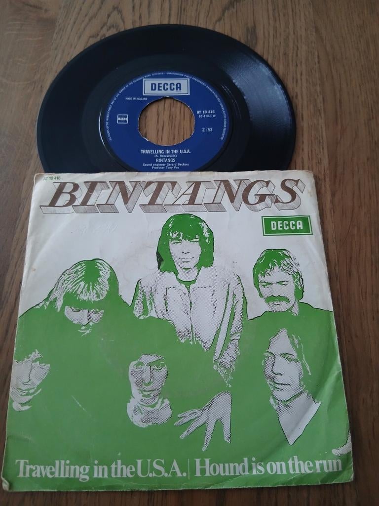 VINYL SINGLE   BINTANGS  1969 ( NEDERPOP ), Ophalen of Verzenden, Gebruikt, Overige formaten