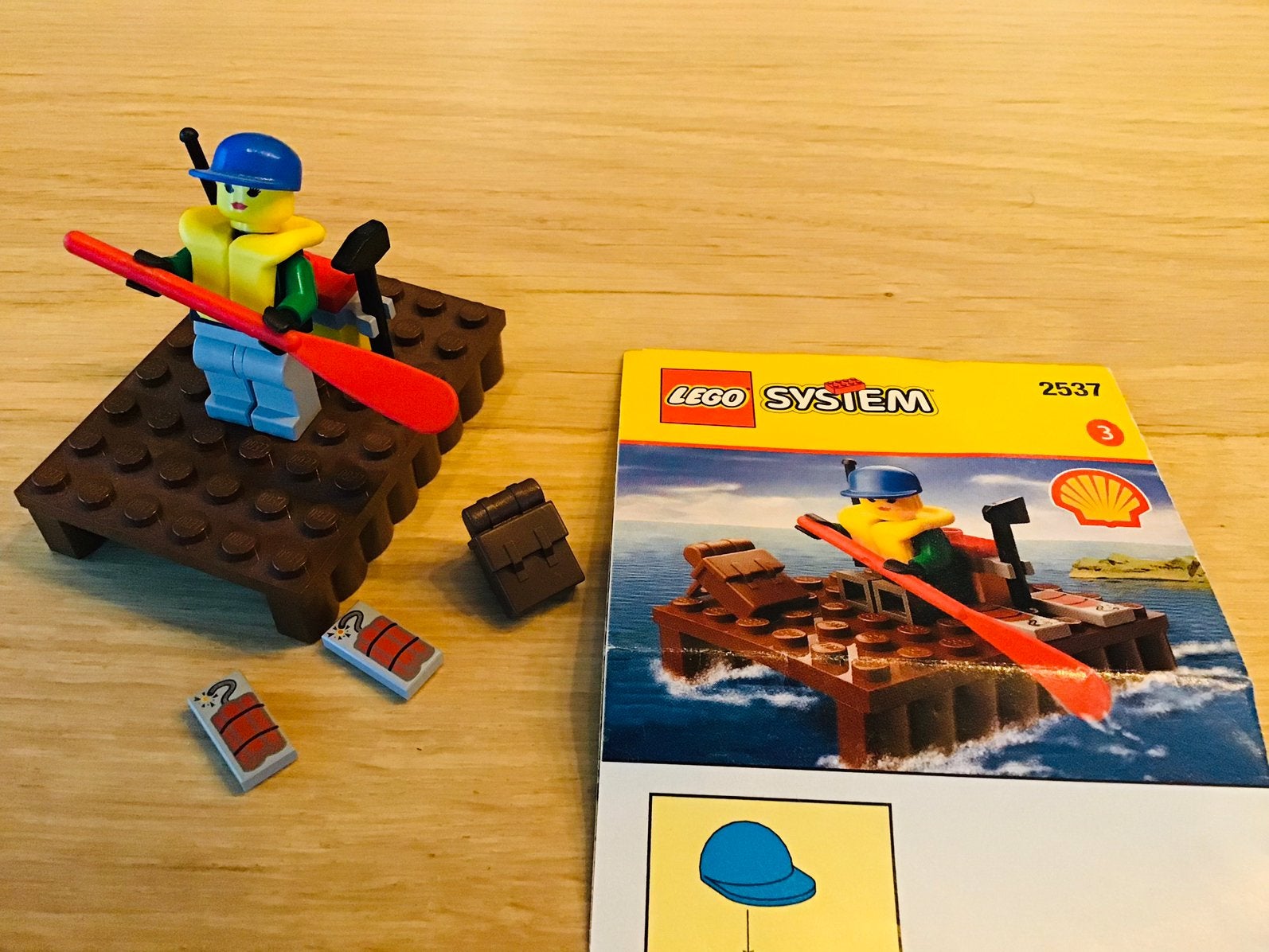 Lego 2537, raft adventure, compleet, ZGAN, City, Lego, Ophalen of Verzenden, Zo goed als nieuw
