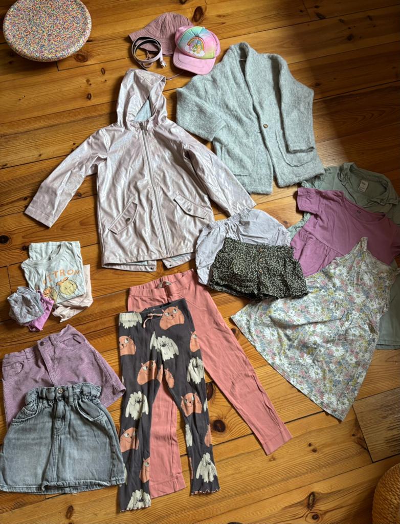 Lente pakket meisje 122 128 h&m Zara incl jas, Ophalen of Verzenden, Gebruikt, Meisje