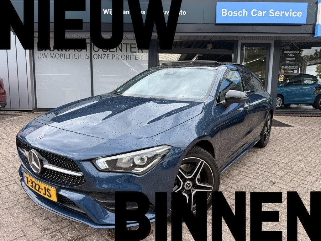 Mercedes-Benz CLA-Klasse Shooting Brake 250 e AMG Line | Pan, Auto's, Gebruikt, Euro 6, 4 cilinders, Blauw