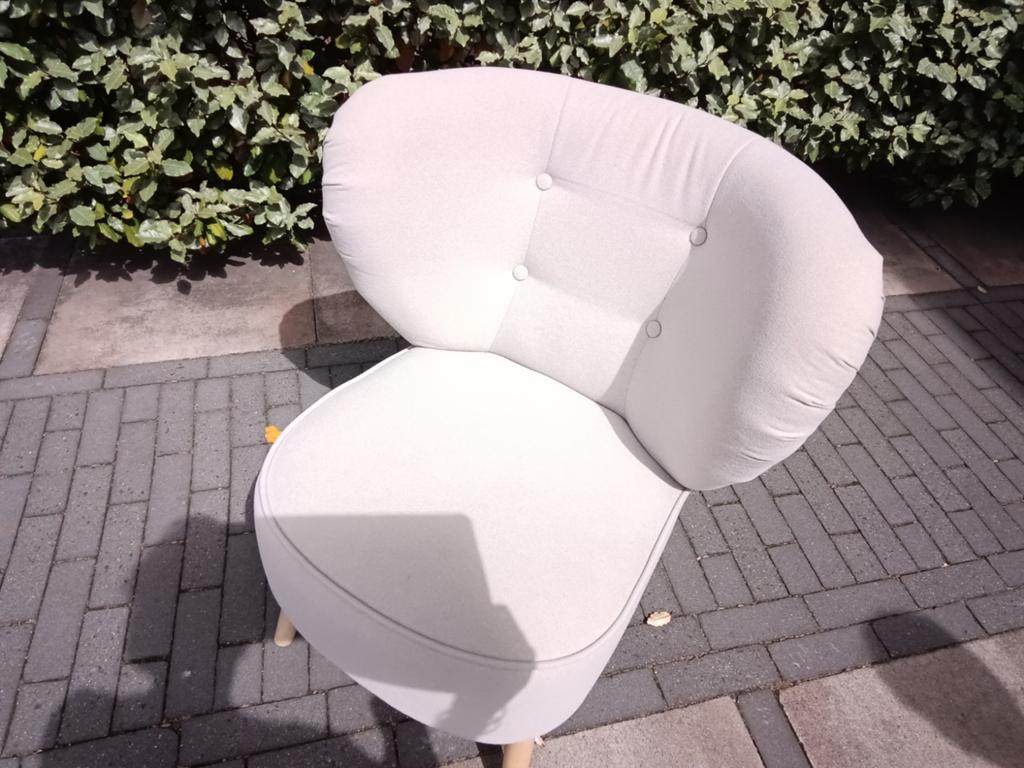 Ikea fauteuil. Creme, Huis en Inrichting, Ophalen, Minder dan 75 cm, Zo goed als nieuw, Stof