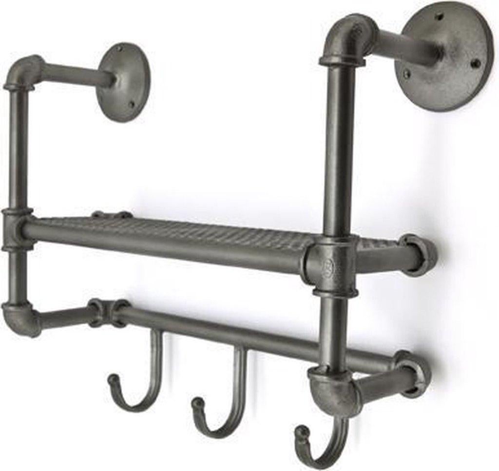 By Boo - Metalen Furnilux Kapstok / Jassen Rek * ZGAN *, Huis en Inrichting, Woonaccessoires | Kapstokken, Wandkapstok, Ophalen of Verzenden