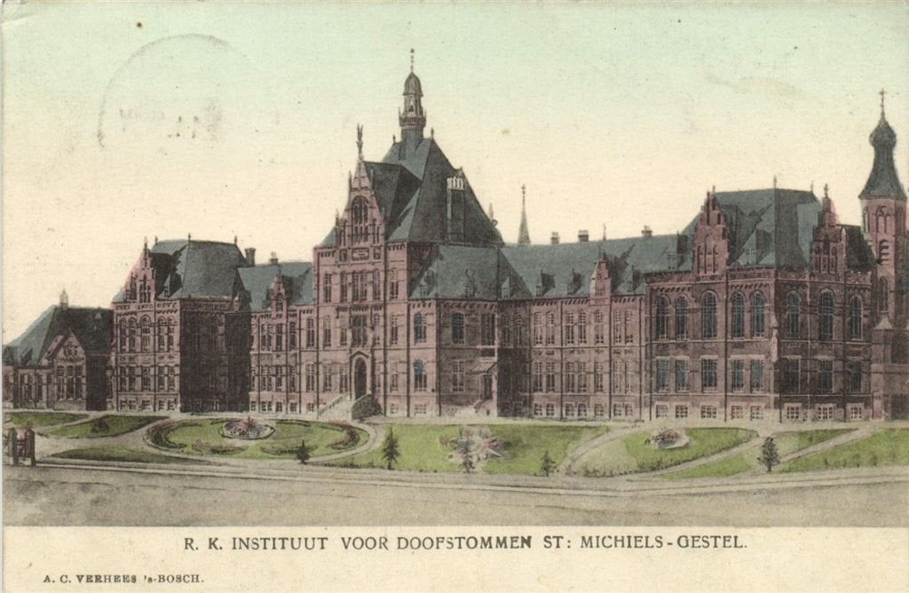 R.K. Intituut voor doofstommen, St. Michielsgestel. - 1911 g, Verzenden, Voor 1920, Gelopen, Noord-Brabant