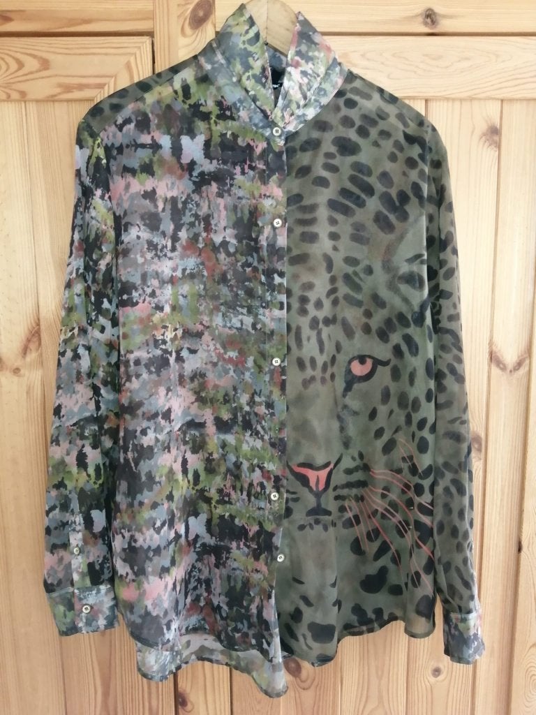 Blouse merk Desigual, Ophalen of Verzenden, Zo goed als nieuw, Maat 46/48 (XL) of groter, Meerkleurig
