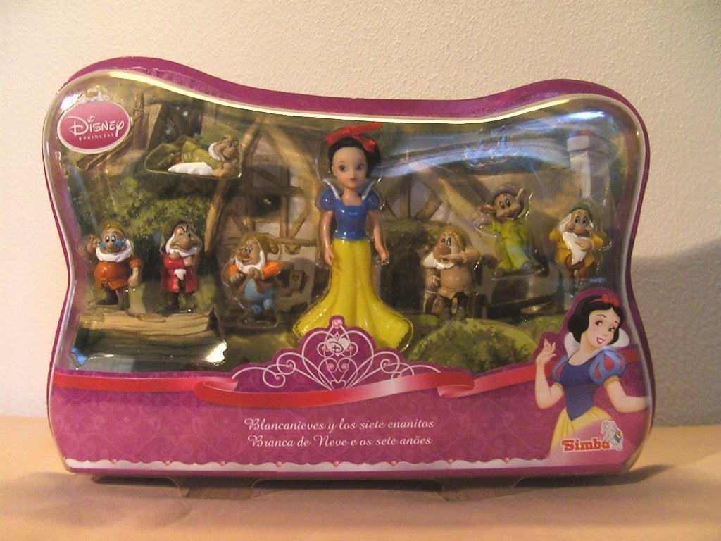 Speelset / figuurtjes Simba  van Sneeuwwitje en de 7 dwergen, Verzamelen, Ophalen of Verzenden, Sneeuwwitje of Doornroosje, Nieuw