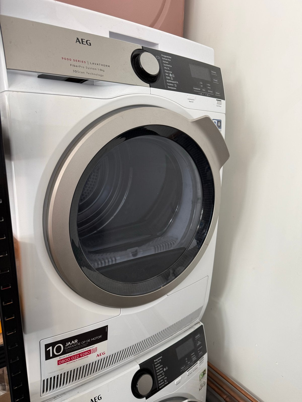 Titel: AEG 9000 Serie Lavatherm Droger (8kg), Witgoed en Apparatuur, 8 tot 10 kg, Ophalen, Condens, 85 tot 90 cm