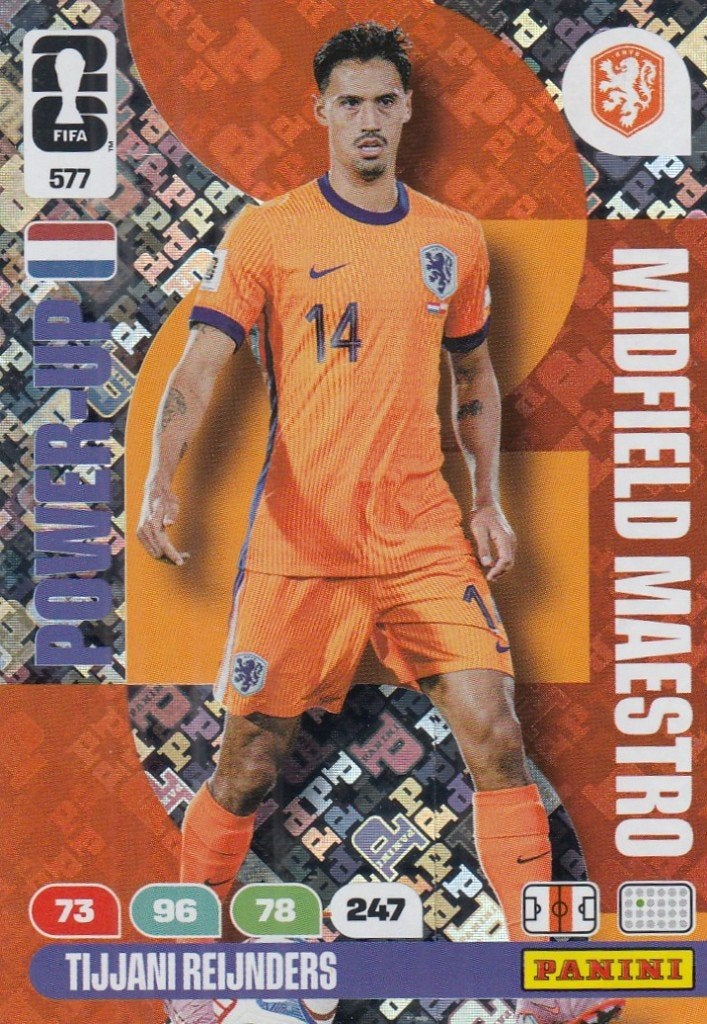 Panini- WK 2026- MIDFIELD MAESTRO - Tijjani Reijnders - NL, Verzenden, Nieuw, Buitenlandse clubs, Spelerskaart