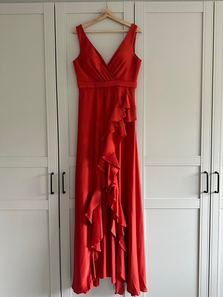 Rode / Oranje Galajurk, Galajurk, Maat 42/44 (L), Oranje, Ophalen of Verzenden