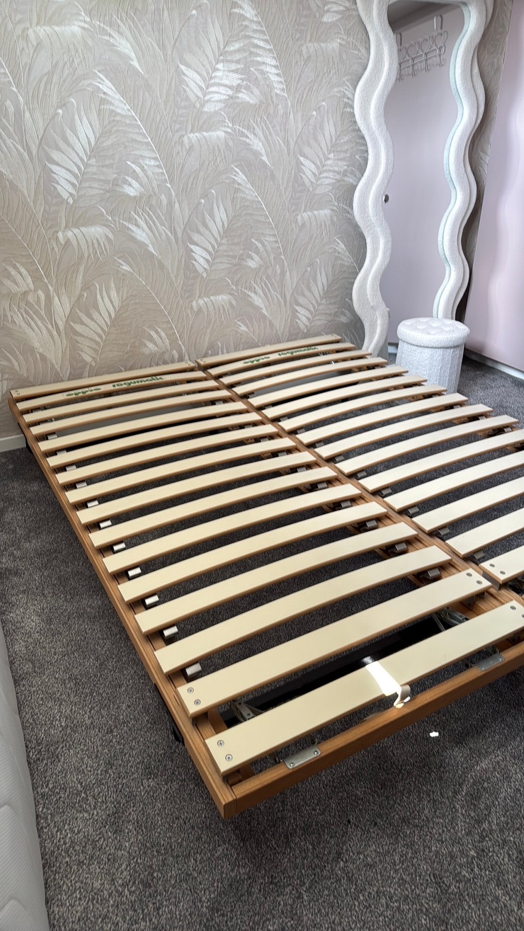 2 persoons onderstel incl matras, Ophalen, Tweepersoons, 160 cm