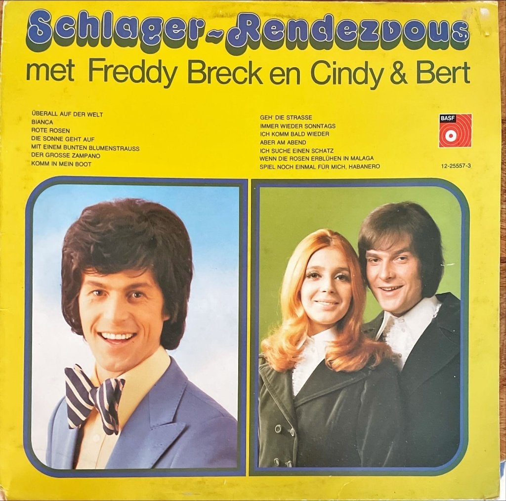 Freddy Breck En Cindy & Bert – Schlager-Rendezvous, LP, Gebruikt, Traditioneel en Volksmuziek, Ophalen of Verzenden