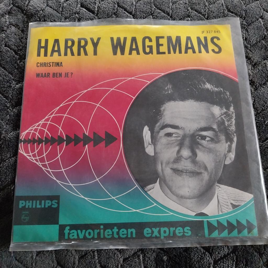 Harry Wagemans - Christina / Waar Ben Je? (Single), Gebruikt, Fotohoes, 7 inch, Single