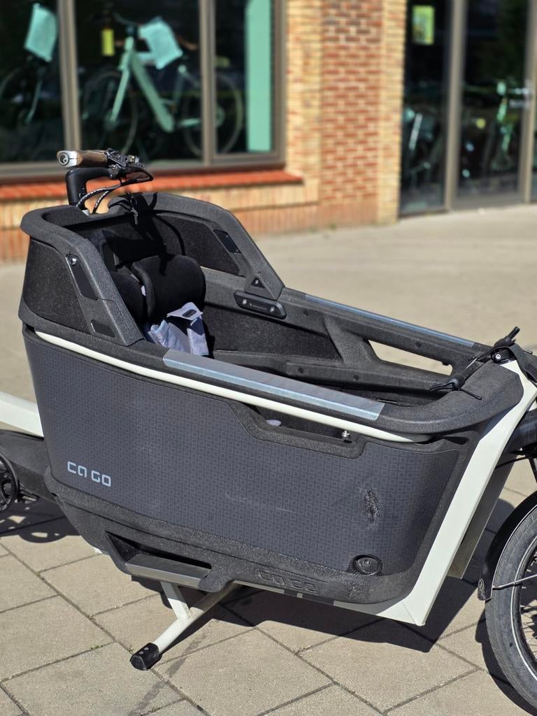 Elektrische CA GO Bakfiets - Ideaal voor Gezin en Goederen, 4 kinderen of meer, Huif, CA GO, Zo goed als nieuw