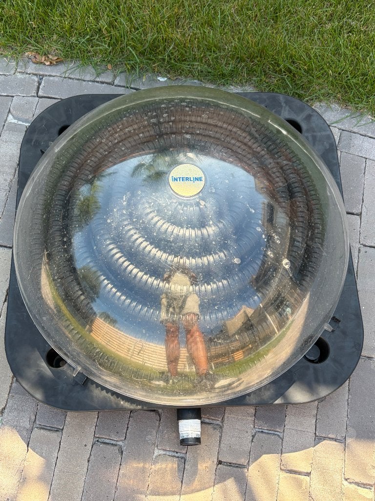 Interline Solar heater Dome 57cm, Tuin en Terras, Ophalen, Gebruikt, Verwarming