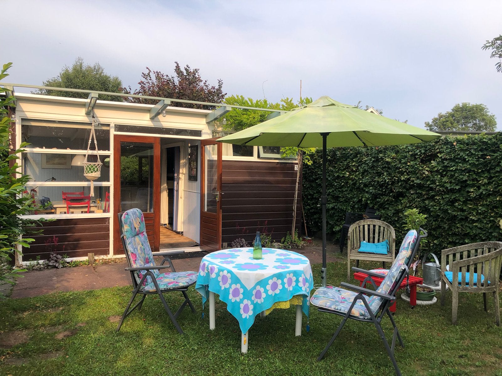 Sfeervol huisje op prachtig bungalowpark bij duin en strand, Vakantie, Vakantiehuizen | Nederland, Tuin