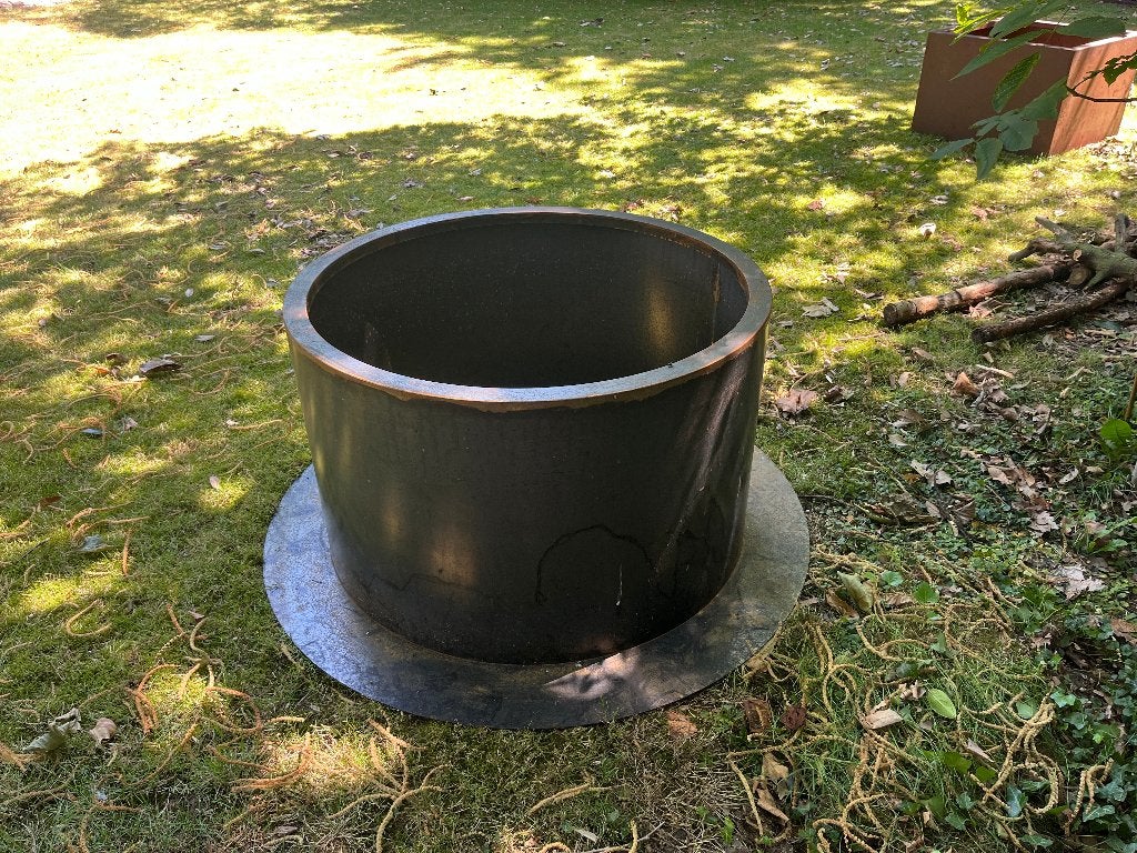 Cortenstaal plantenbak rond, Tuin en Terras, Bloembakken en Plantenbakken, Ophalen, Rond, Nieuw, Metaal