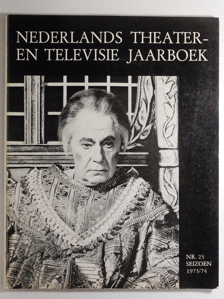 Nederlands theater en televisie jaarboek nr. 23 jaren 70, Verzenden, Zo goed als nieuw, Toneel