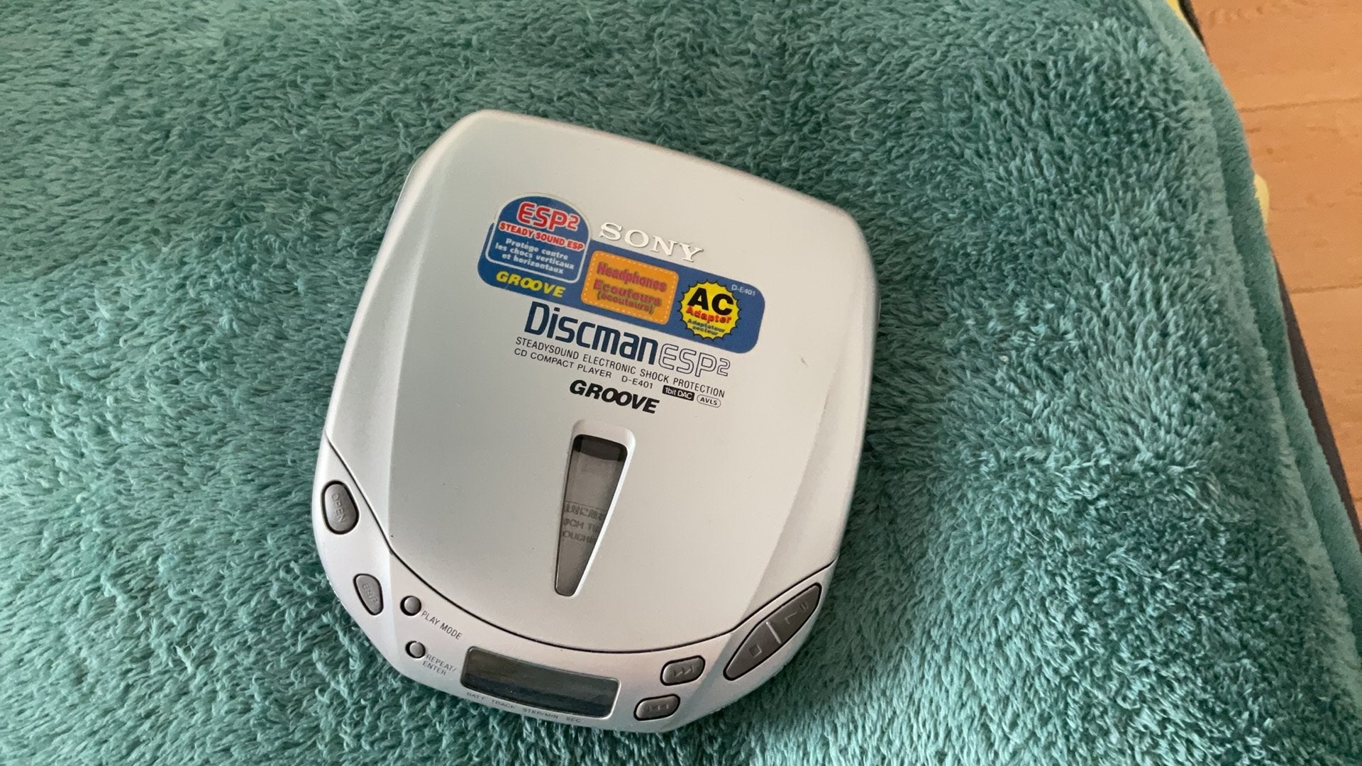 Sony Discman D-E401 ESP2 CD-speler - Vintage Audio, Ophalen of Verzenden, Discman