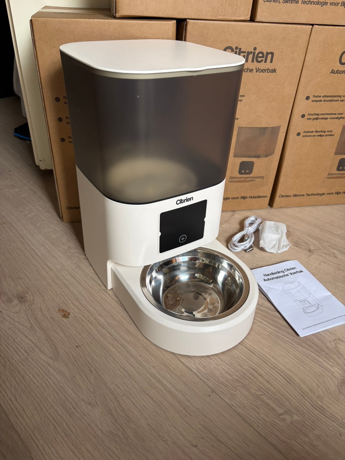 Citrien Automatische Voerbak 6,5 liter – Nieuw in Doos, Ophalen of Verzenden, Nieuw